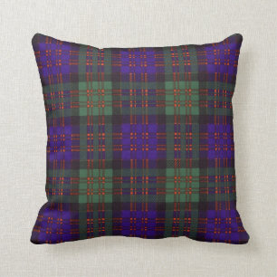 Real Scottish tartan - Macdonald Clan Throw Pillow