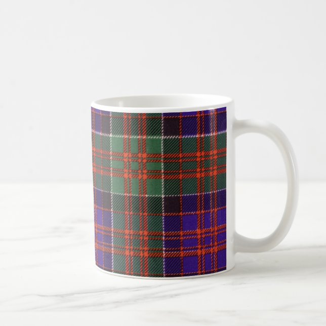 Real Scottish tartan - Macdonald of Clanranall Coffee Mug (Right)