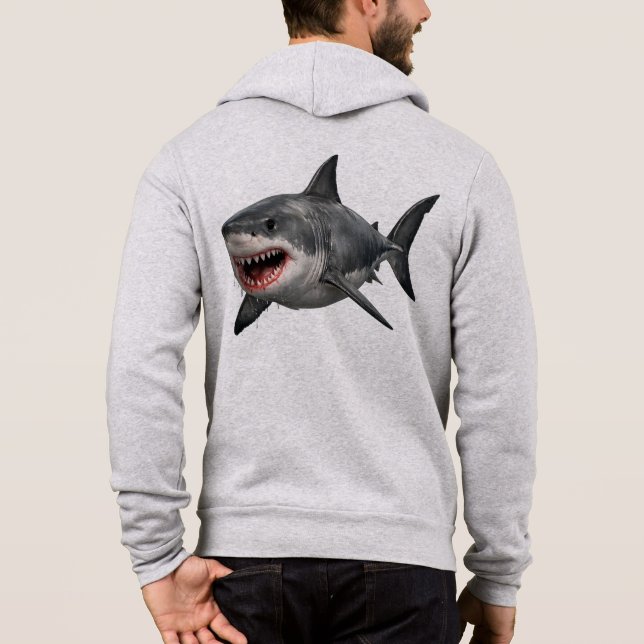 Real Shark Attack Hoodie (Back)