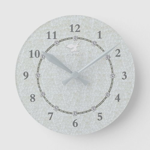 Real Silver Modern Decorated 1a Wall Clock Sale