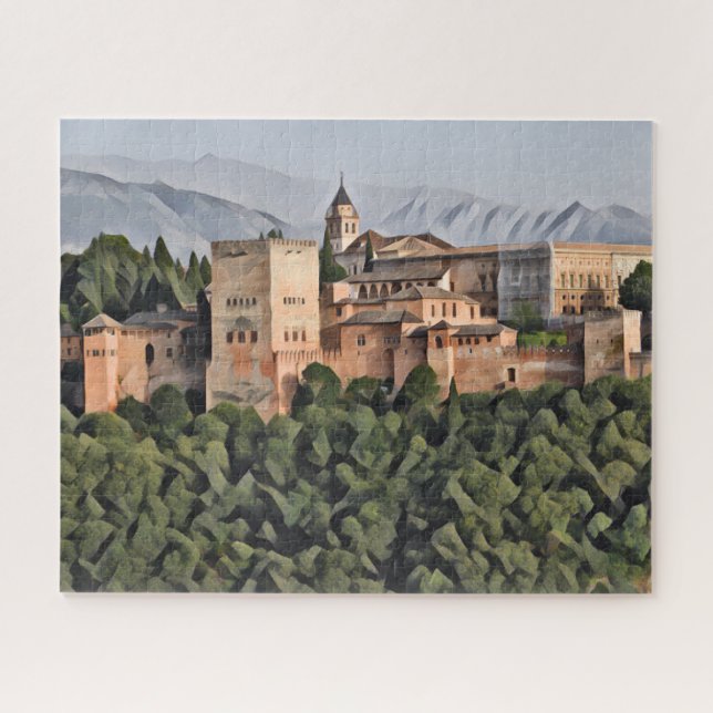 Real Spain- Granada Jigsaw Puzzle (Horizontal)