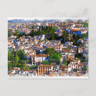 Real Spain- Granada Postcard