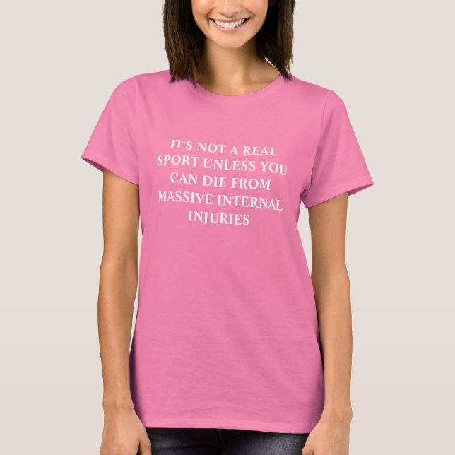 REAL SPORTS! T-Shirt (Front)