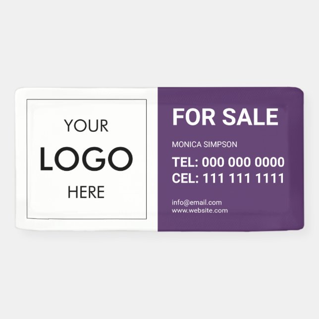 Real State Logo Modern Banner (Horizontal)