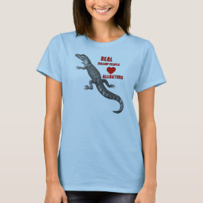 Real Swamp People Love Alligators T-Shirt