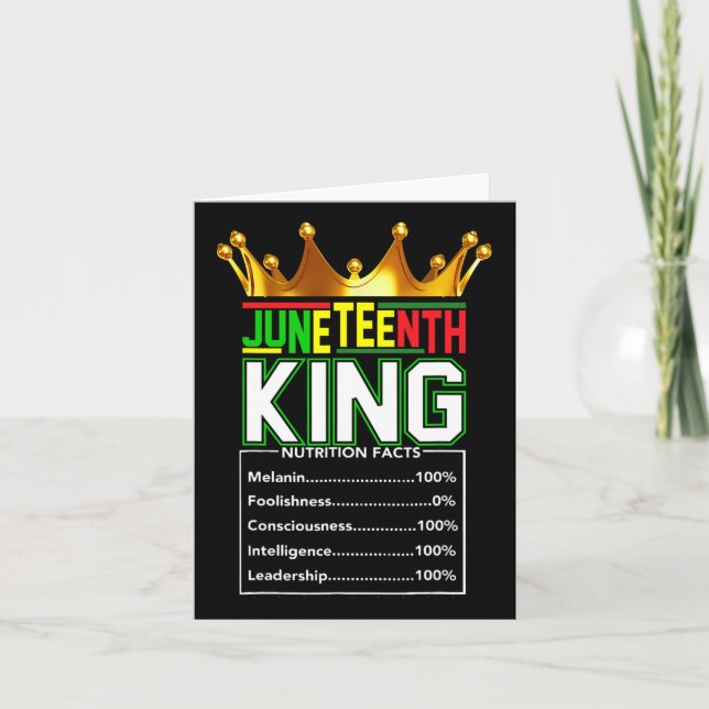 Real Thing Juneteenth  Card (Front)
