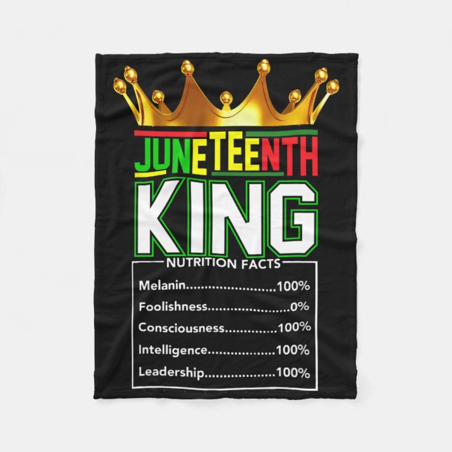 Real Thing Juneteenth  Fleece Blanket (Front)