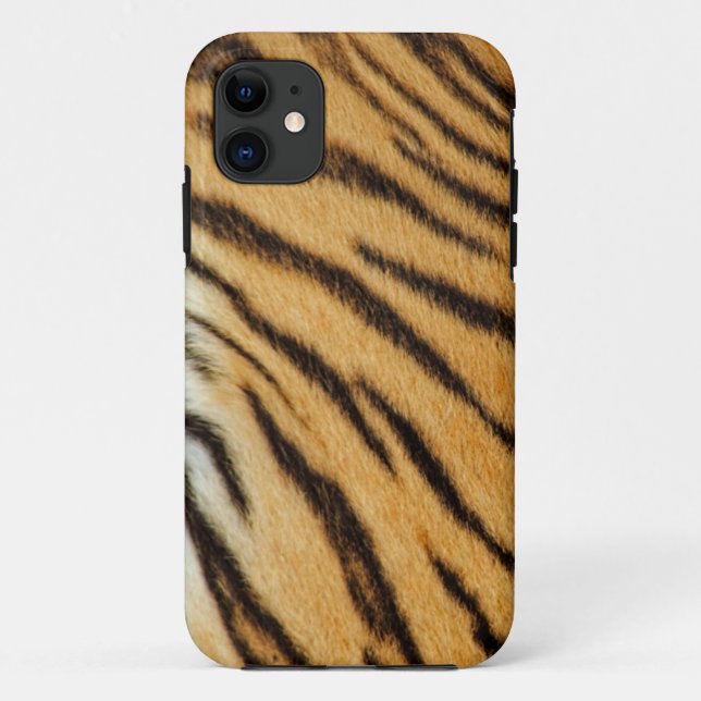 Real Tiger Fur Stripes iPhone 5 Case (Back)