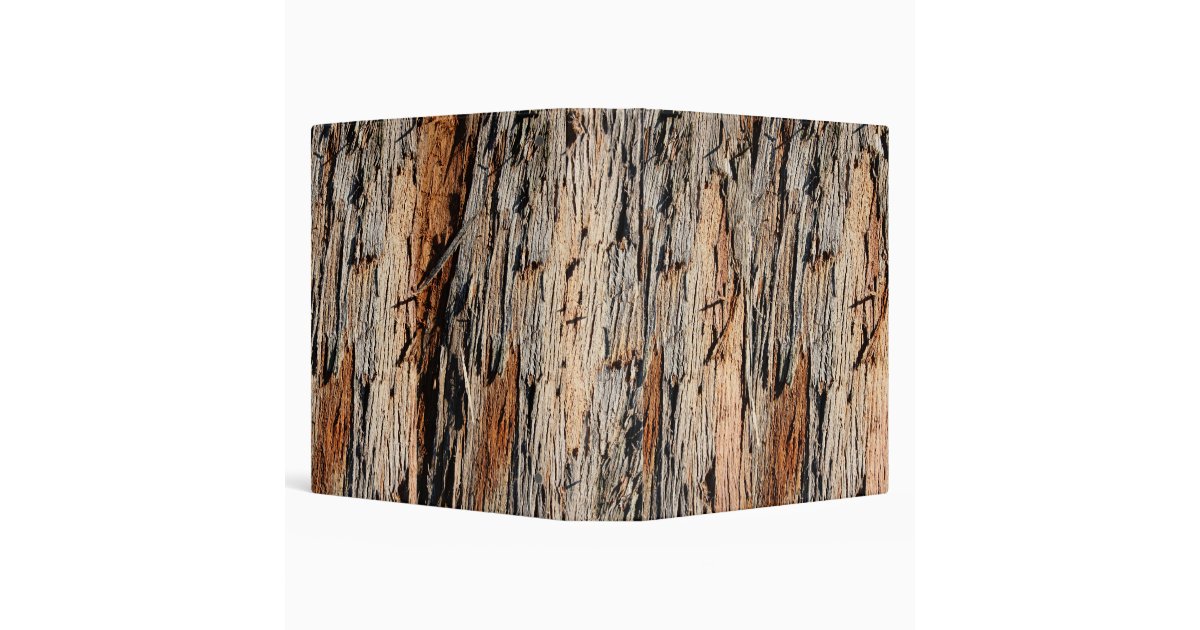 Real Tree Bark Wood Binder Zazzle