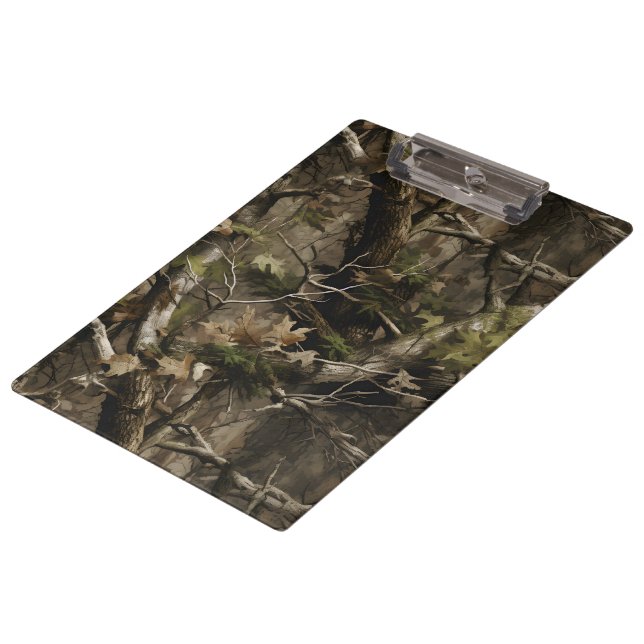 Real Tree Camouflage  Clipboard (Angled)