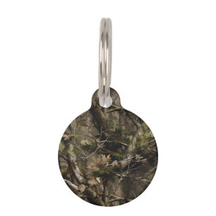 Real Tree Camouflage Dog Bowl 🐾 for your pup! Pet ID Tag