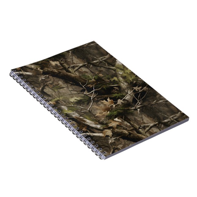 Real Tree Camouflage  Notebook (Right Side)