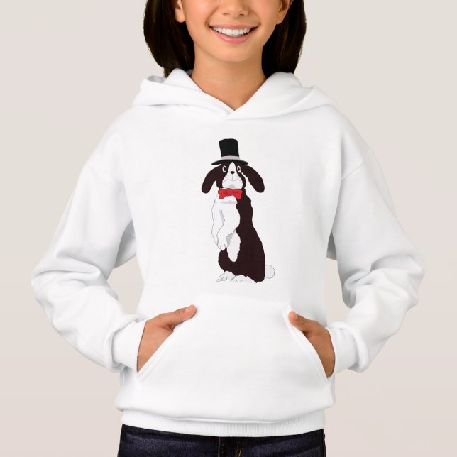 Real Tuxedo Bunny Hoodie (Front)