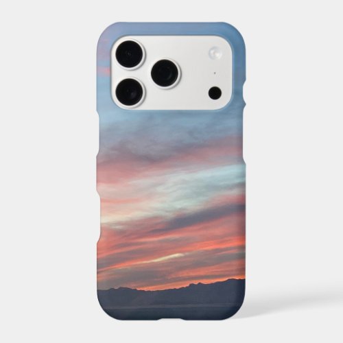 Real Vegas Sunset With Mountains iPhone case
