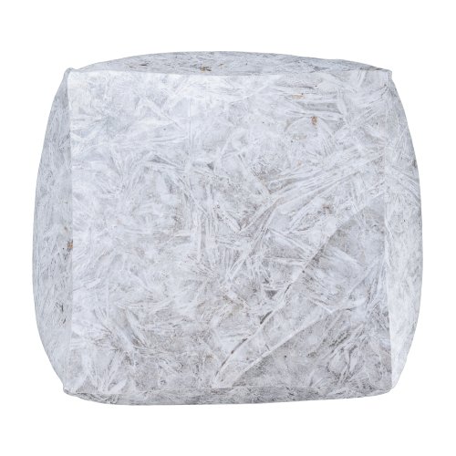 Real White Ice Cube Picture Texture  Pouf