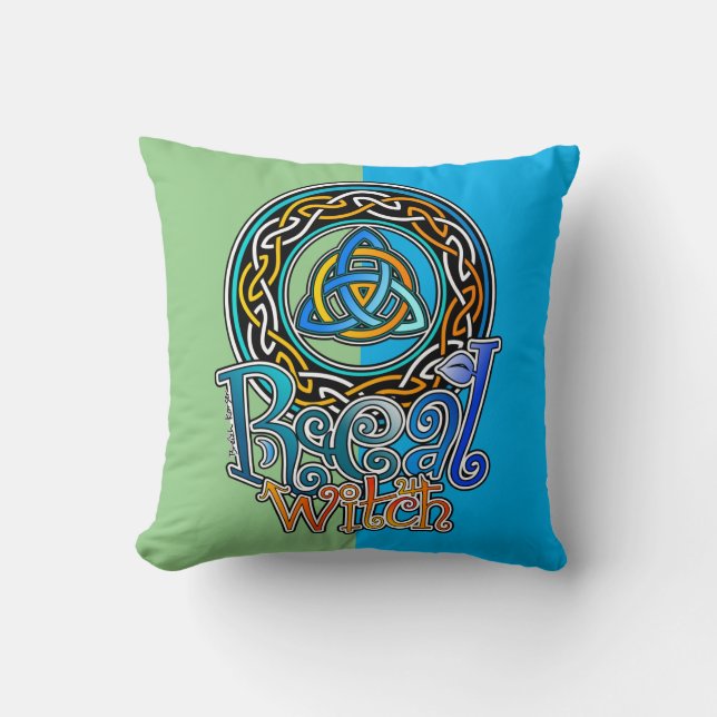 Real Witch Throw Pillow (Front)