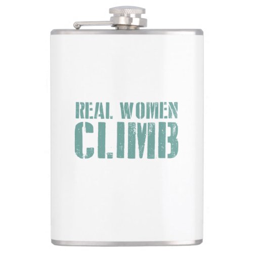 Real Women Climb Hip Flask