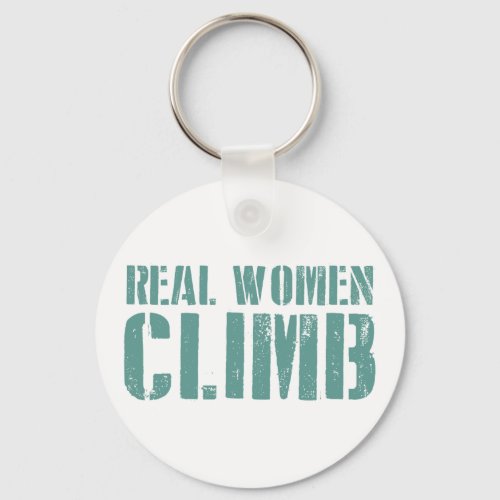 Real Women Climb Keychain