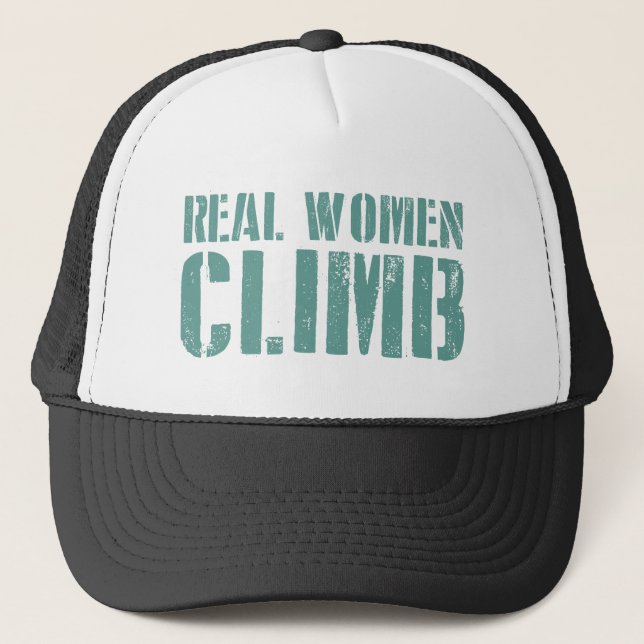 Real Women Climb Trucker Hat (Front)