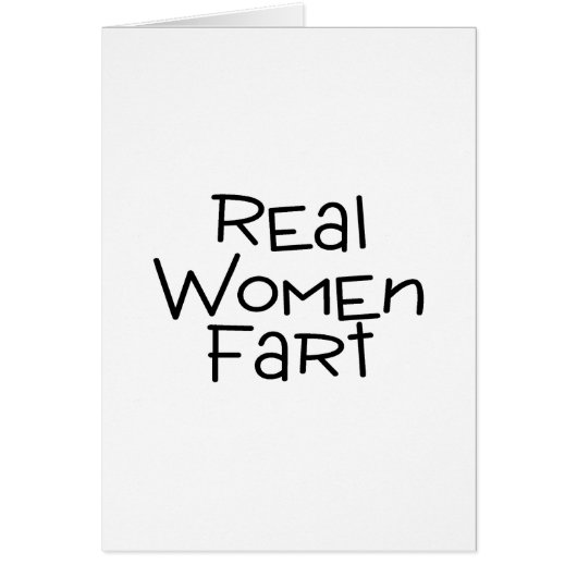 Real Women Fart Cards (Front)