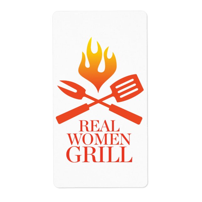 Real Women Grill Label (Front)