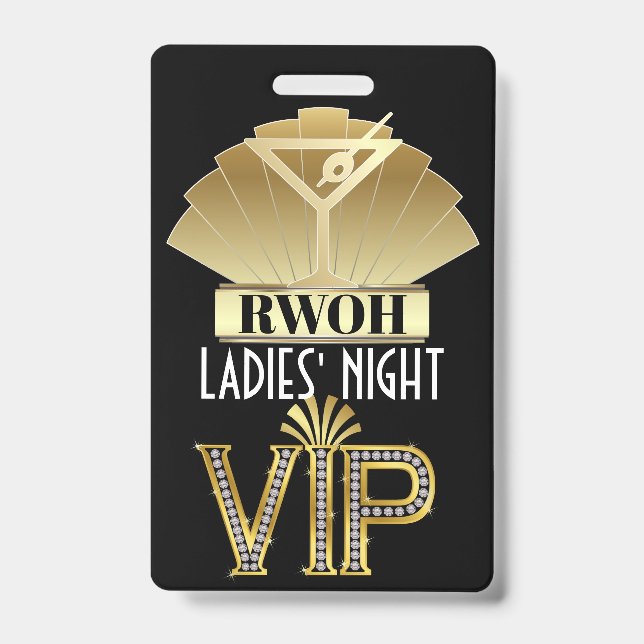 Real Women of ... Lanyard Badge (Front)