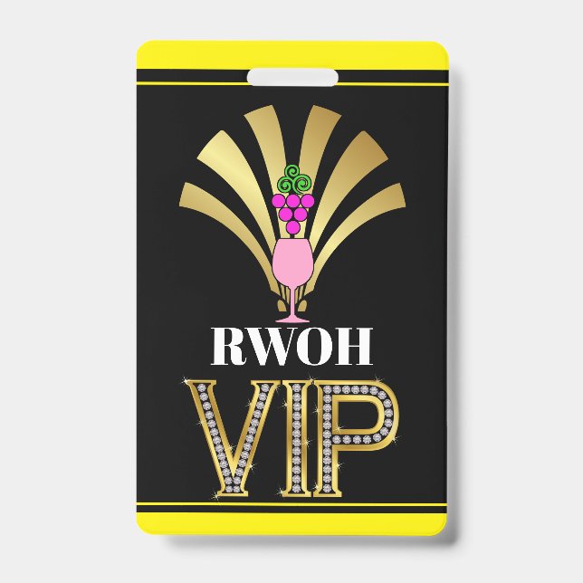 Real Women of ... Lanyard Badge (Front)