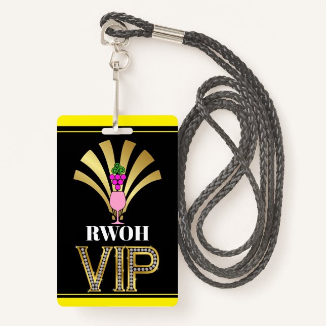 Real Women of ... Lanyard Badge (Front with Lanyard)
