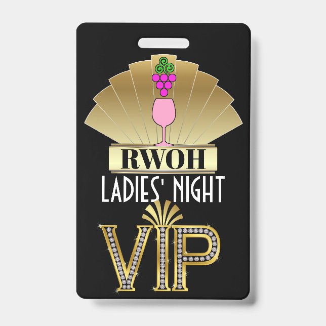 Real Women of ... Lanyard Badge (Front)
