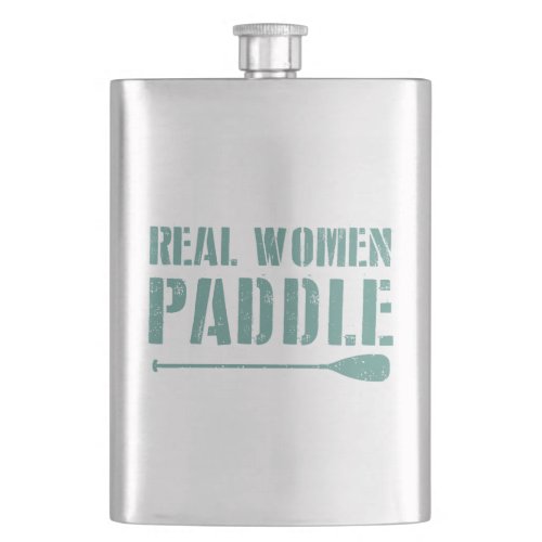 Real Women Paddle Flask