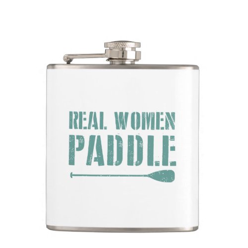 Real Women Paddle Hip Flask
