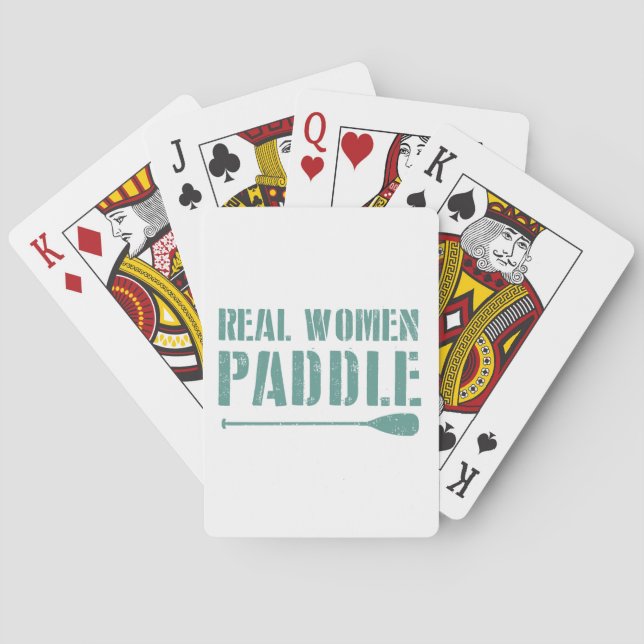 Real Women Paddle Poker Cards (Back)