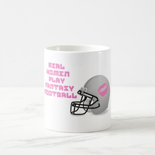 Real Women Play Fantasy Football Coffee Mug