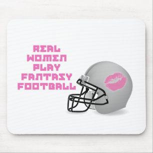 Real Women Play Fantasy Football Mouse Pad