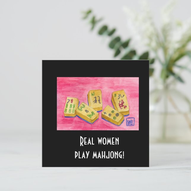 Real Women Play Mahjong (Standing Front)