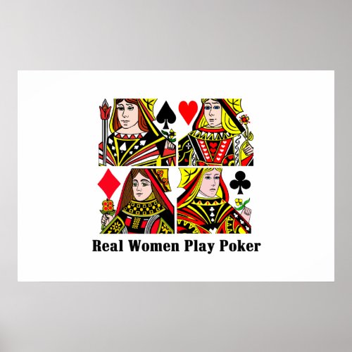 Real Women Play Poker Poster