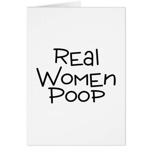 Real Women Poop Cards (Front)
