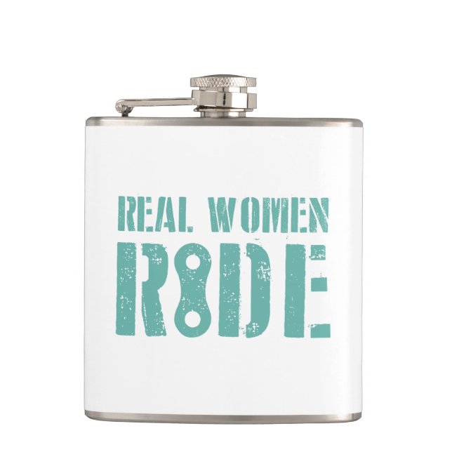 Real Women Ride Flask (Front)