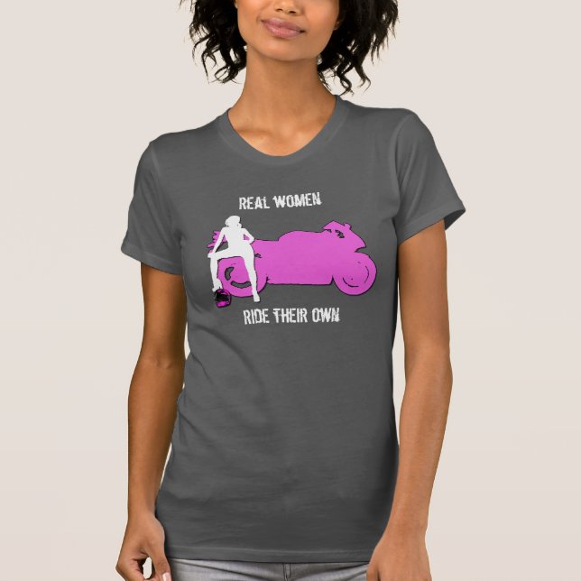 Real women Ride Their Own tank (Front)
