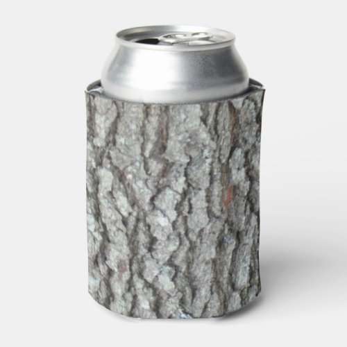 Real Wood Camouflage Oak Tree Bark Camo Can Cooler