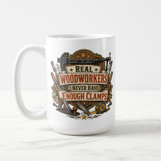 Real Woodworkers Clamp Coffee Mug