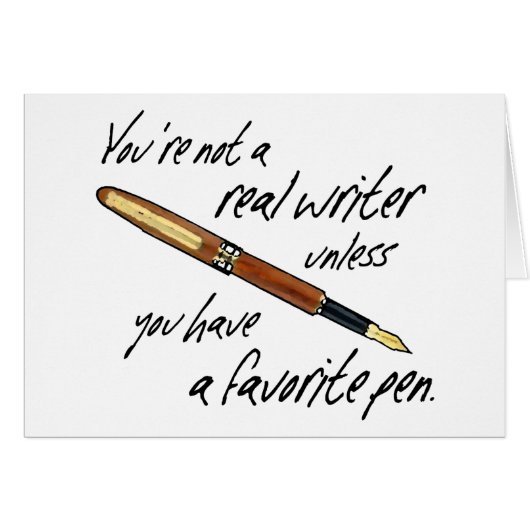 Real Writer Cards (Front Horizontal)