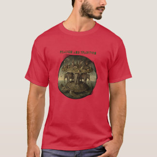 Realism and Tradition Ironic Art: Surreal Medieval T-Shirt