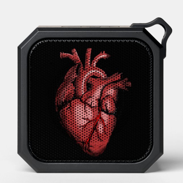 Realistic Anatomical Heart Image Bluetooth Speaker (Front)