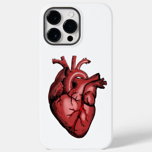 Realistic Anatomical Heart Image Case_Mate iPhone 14 Pro Max Case