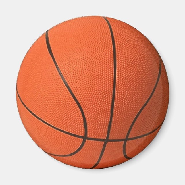 Realistic and cool Basketball Magnet (Front)