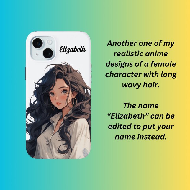 Realistic anime girl  Case-Mate iPhone case (Creator Uploaded)