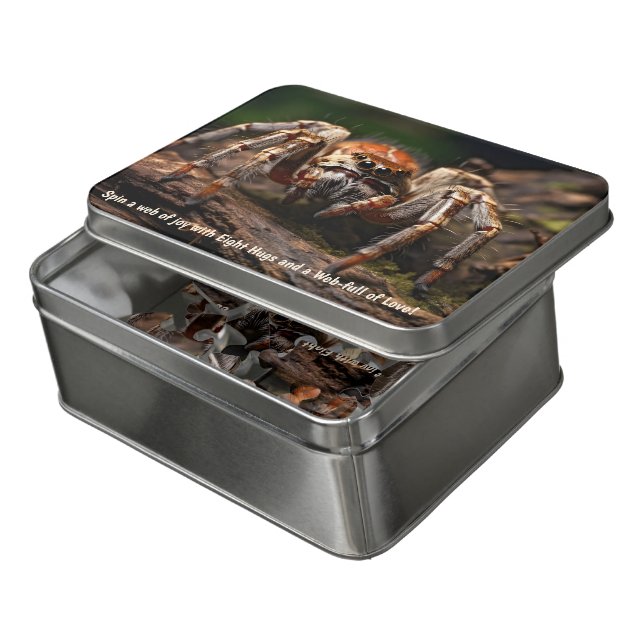 🕷️ Realistic Arachnid Marvel  Jigsaw Puzzle (Lid Open)