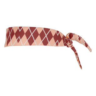 Realistic Argyle Cloth Tie Headband
