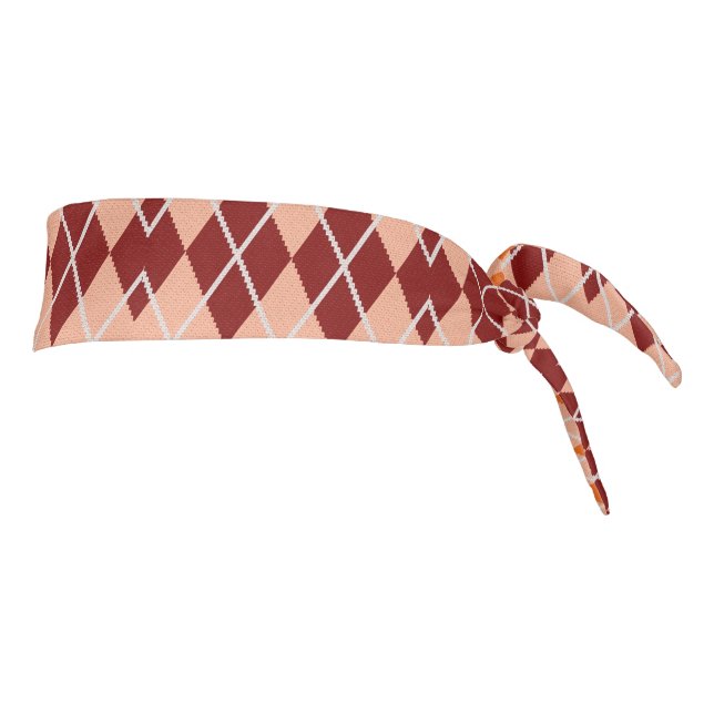 Realistic Argyle Cloth Tie Headband (Rotate 90)